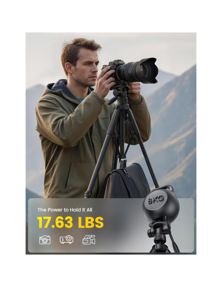 Trípode Lamicall STFC01 para Cámara y Teléfono 7.98 kg 170 cm