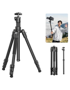 Trípode de cámara ULANZI TT53, 180 cm, ligero y portátil