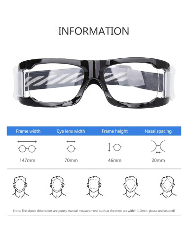 Gafas de Protección Deportiva SooGree con Lentes Anti-vaho