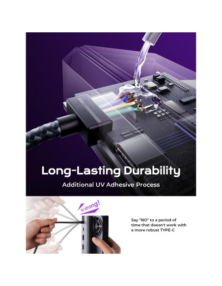 Estación de Acoplamiento LISEN para ASUS ROG ALLY X y Steam Deck 4K