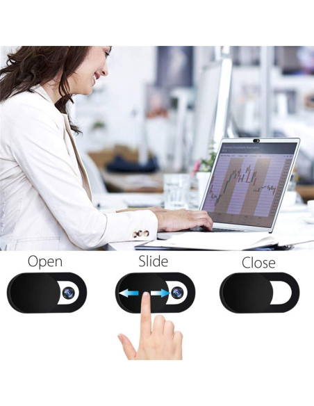 Cubierta de Webcam Ultra Delgada Ehhyson 6 PCS - Protección Privacidad