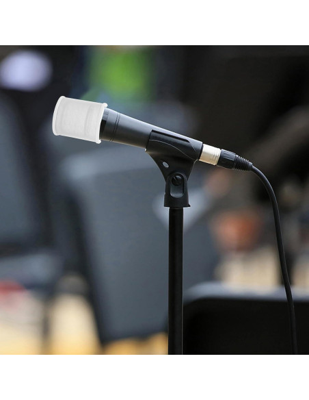 Filtro Pop DOITOOL Blanco para Micrófono de Mano - Cubierta de Viento