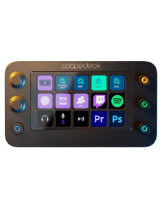 Consola de Streaming Loupedeck Live S - Control Táctil LED y Diales