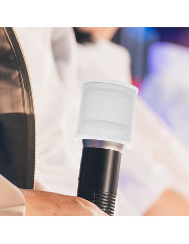Filtro Pop DOITOOL Blanco para Micrófono de Mano - Cubierta de Viento