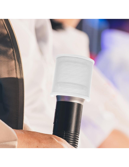 Filtro Pop DOITOOL Blanco para Micrófono de Mano - Cubierta de Viento
