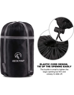 Bolsa de Compresión REDCAMP para Camping y Senderismo - Negro 2