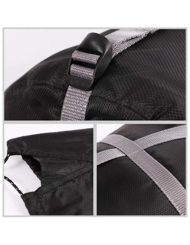 Bolsa de Compresión REDCAMP para Camping y Senderismo - Negro