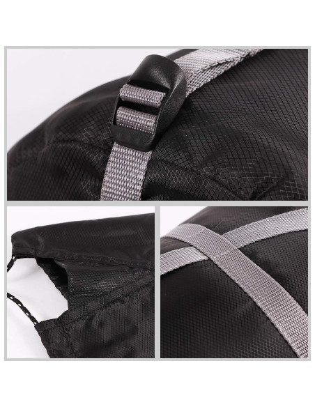 Bolsa de Compresión REDCAMP para Camping y Senderismo - Negro