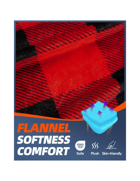 Saco de Dormir Doble MEREZA Franela XL 220x150 cm para Camping