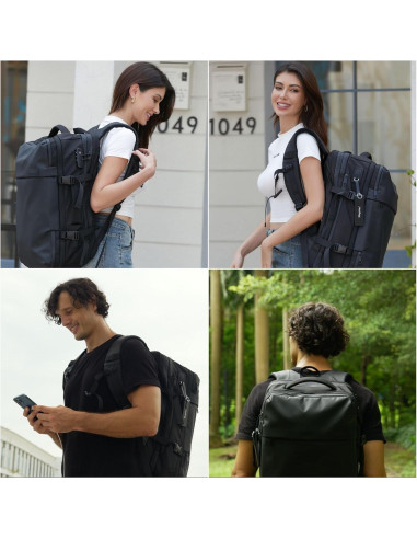 Mochila de Viaje Megaback 70L Expandible Impermeable con Bomba