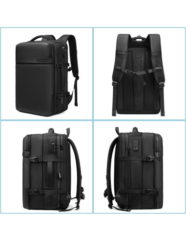 Mochila de Viaje Megaback 70L Expandible Impermeable con Bomba
