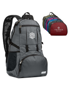 Mochila Plegable TRIPPED Travel Gear Gris Granito 35L Ligera