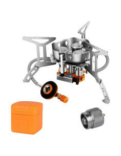 Estufa de Gas Camping Plegable Peidesi 5800W a Prueba de Viento