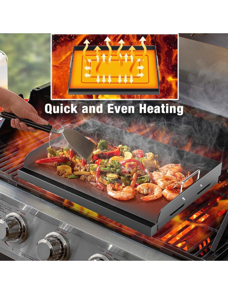 Plancha para Parrilla Barbqtime 43x33 cm Antiadherente