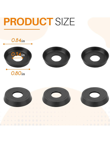 Junta de goma SUNJIKA para bomba de estufa Coleman - Kit de 6