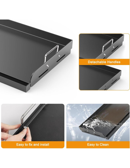 Plancha para Parrilla Barbqtime 43x33 cm Antiadherente