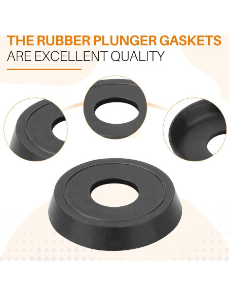 Junta de goma SUNJIKA para bomba de estufa Coleman - Kit de 6