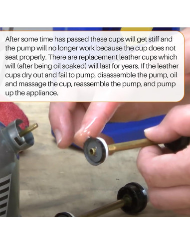 Junta de goma SUNJIKA para bomba de estufa Coleman - Kit de 6