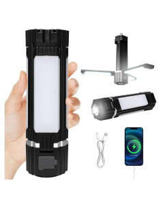 Linterna Recargable WAONIQ 3000mAh 300LM 5 Modos IPX4