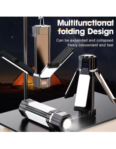 Linterna Recargable WAONIQ 3000mAh 300LM 5 Modos IPX4 2