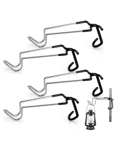 Paquete de 4 Ganchos para Linterna de Camping Tlence 25.9cm