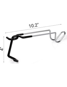 Paquete de 4 Ganchos para Linterna de Camping Tlence 25.9cm 2