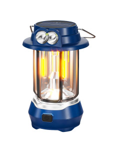 Lámpara Solar HOMY HM-CA, Camping Recargable IPX4 5 Modos