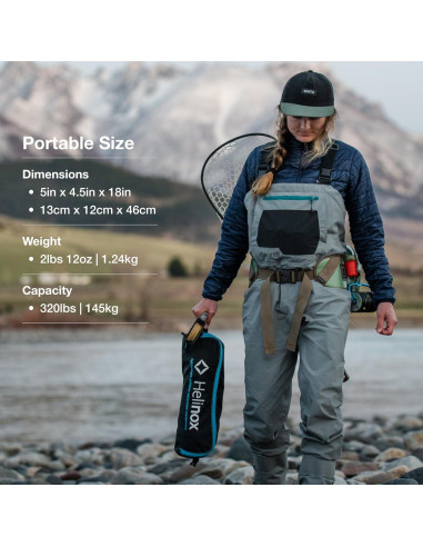 Silla de Camping Helinox Dos Ultraligera Plegable Azul