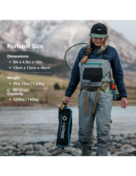 Silla de Camping Helinox Dos Ultraligera Plegable Azul Silla de Camping Helinox Dos Ultraligera Plegable Azul