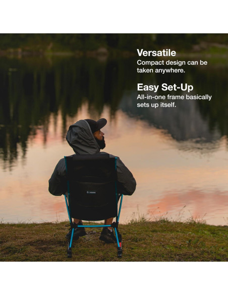 Silla de Camping Helinox Dos Ultraligera Plegable Azul Silla de Camping Helinox Dos Ultraligera Plegable Azul