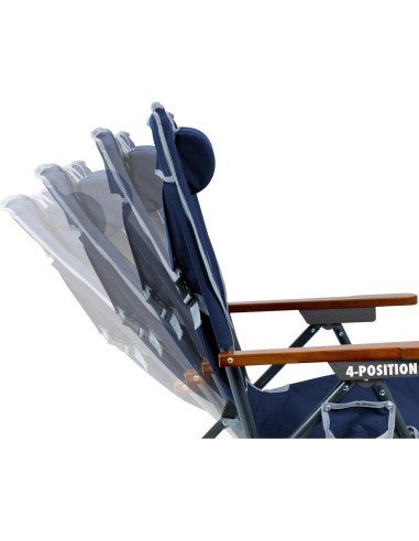 Silla de Camping Plegable GCI Outdoor Mochilero Wilderness Azul