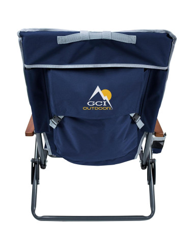 Silla de Camping Plegable GCI Outdoor Mochilero Wilderness Azul