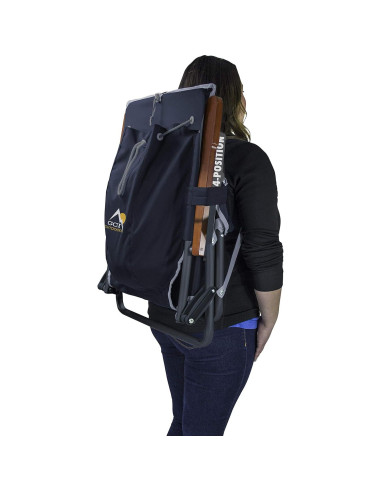 Silla de Camping Plegable GCI Outdoor Mochilero Wilderness Azul