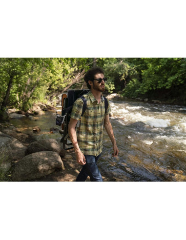 Silla de Camping Plegable GCI Outdoor Mochilero Wilderness Azul