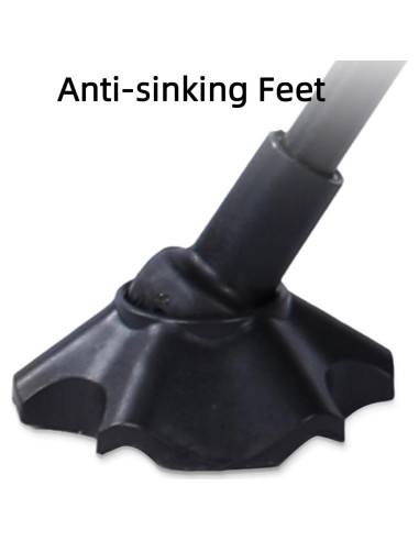 Silla de Camping Plegable Wildhiker - Antihundible, 150 kg, Negra