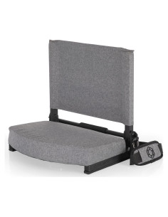 Asiento de Estadio Plegable PICNIC TIME Gridiron Gris con Respaldo