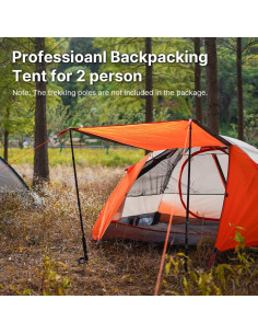 Tienda de Camping Moon Lence J1 para 2 Personas Impermeable 2