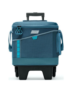 Enfriador Aislado Coleman Sportflex 42 Latas Azul con Ruedas