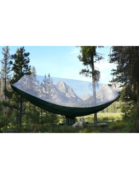Hamaca Sin Mosquitos Hammock Bliss 300x150 cm Verde con Red Hamaca Sin Mosquitos Hammock Bliss 300x150 cm Verde con Red