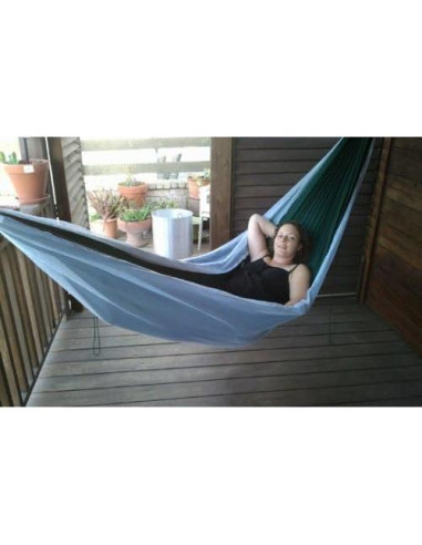 Hamaca Sin Mosquitos Hammock Bliss 300x150 cm Verde con Red