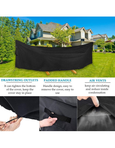 Cubierta de Hamaca Impermeable MRWiZMS 10-12 Pies Oxford 420D