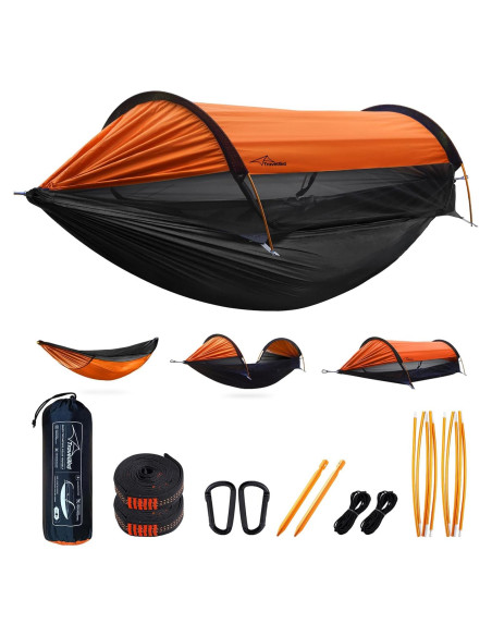 Hamaca de Camping Travel Bird Extra Grande 2 Personas con Red Antimosquitos