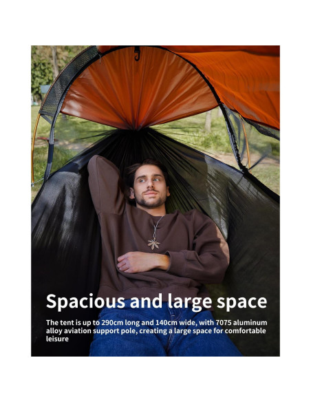 Hamaca de Camping Travel Bird Extra Grande 2 Personas con Red Antimosquitos