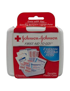 Kit de Primeros Auxilios Mini Johnson & Johnson 12 Elementos