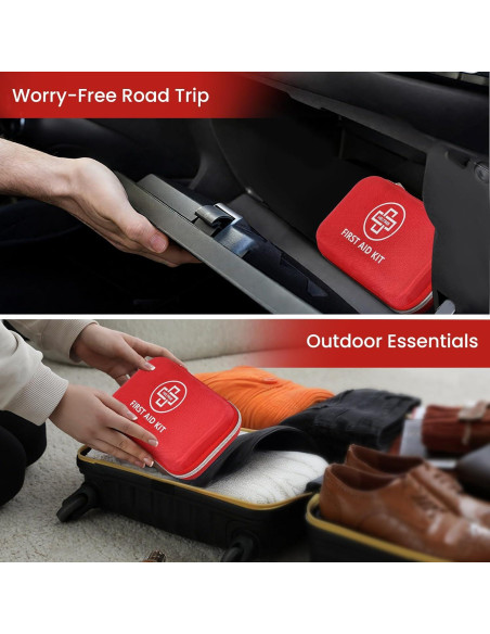 Kit de Primeros Auxilios Heltrek 298 Piezas Compacto 21x13 cm