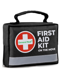 Kit de Primeros Auxilios Medi - 150 Piezas Compacto Negro