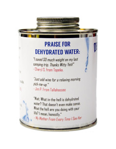 Agua Deshidratada Witty Yeti Lata 453g - Regalo Divertido 2