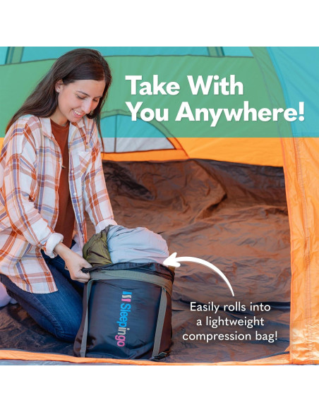 Saco de Dormir Doble Sleepingo Impermeable Queen 2 Personas