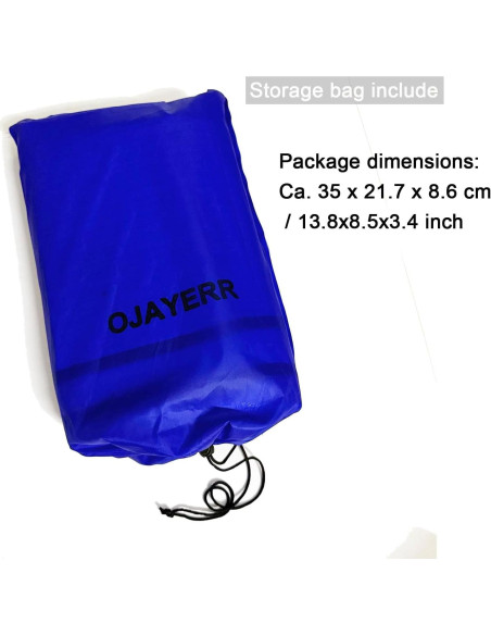 Manta Aislante Térmica OJAYERR 2m x 1m Aluminio EPE Manta Aislante Térmica OJAYERR 2m x 1m Aluminio EPE