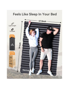 Colchón Inflable Doble Hikenture 200x120.6 cm para Camping 2